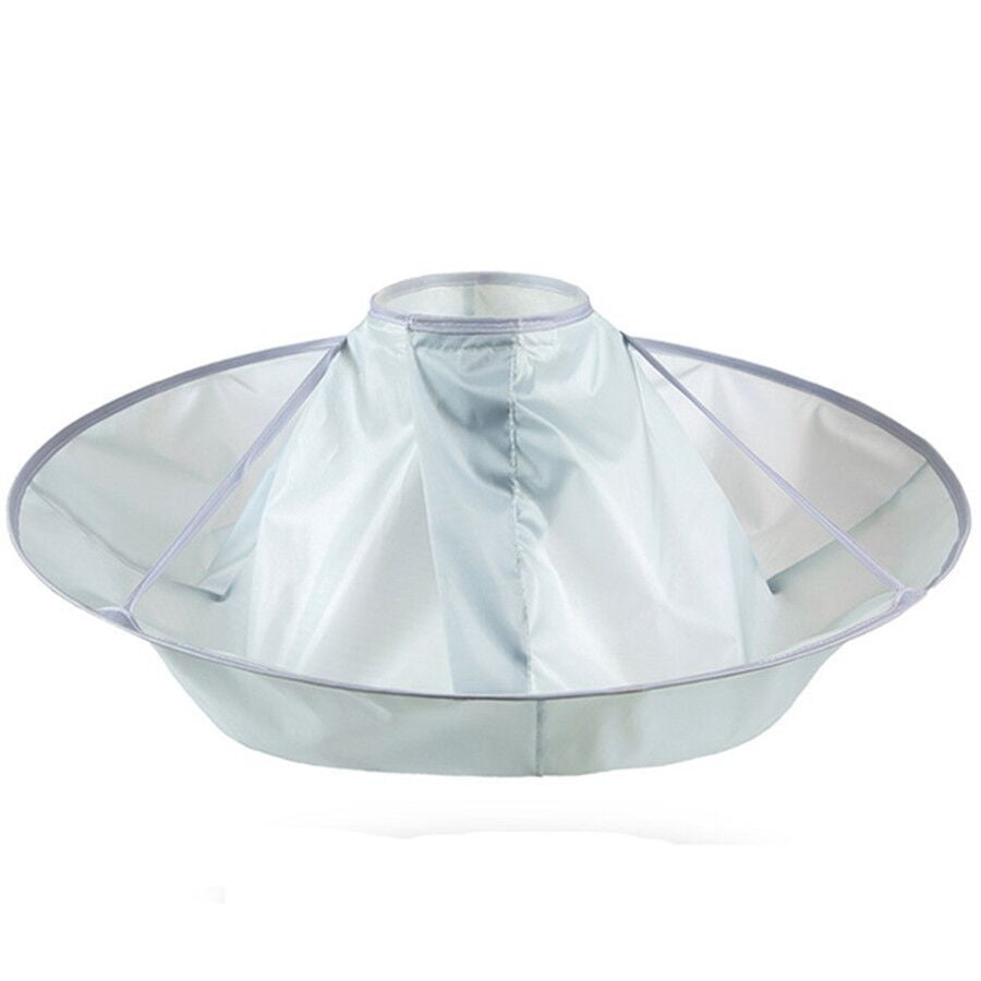 Adult Hair Cutting Cloak Umbrella Catcher - Salon Barber Cape with Adjustable Fit