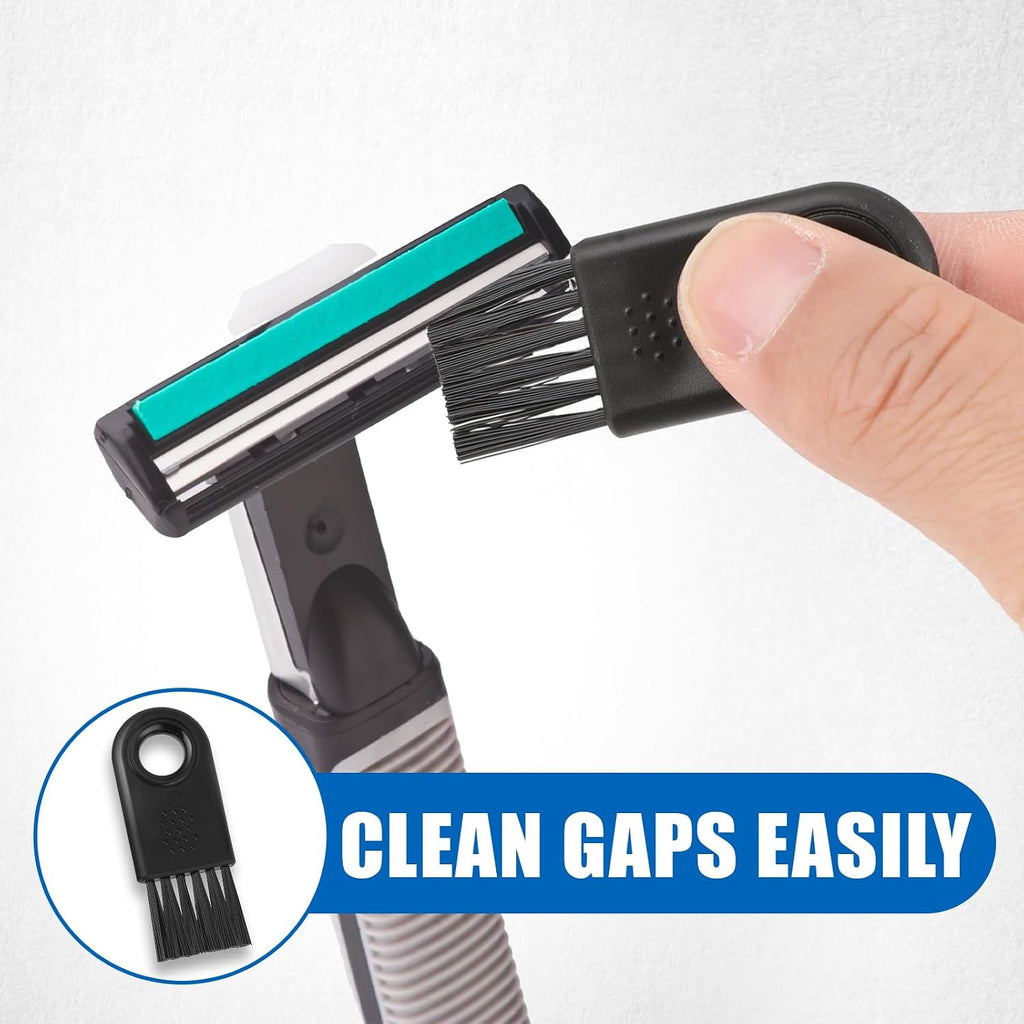 8 Pack Shaver & Hair Clipper Cleaning Brush Set - Nylon Toothbrushes