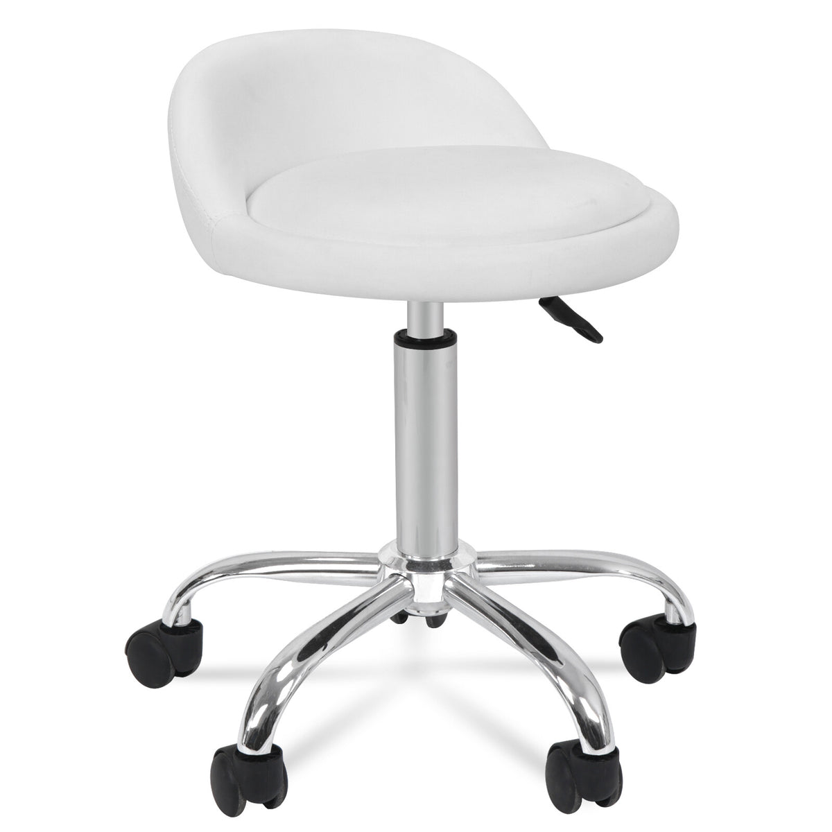 Adjustable Hydraulic Rolling Stool for Salon Spa Massage Chair - Multi Color