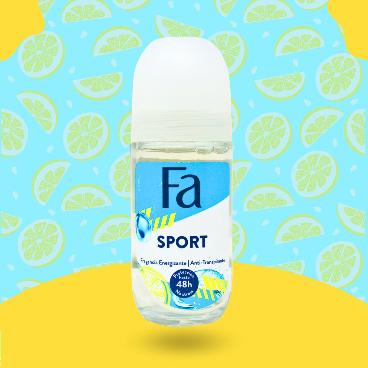 FA Sport Deodorant Roll-On 48H Protection - Energizing Citrus, Pack of 6