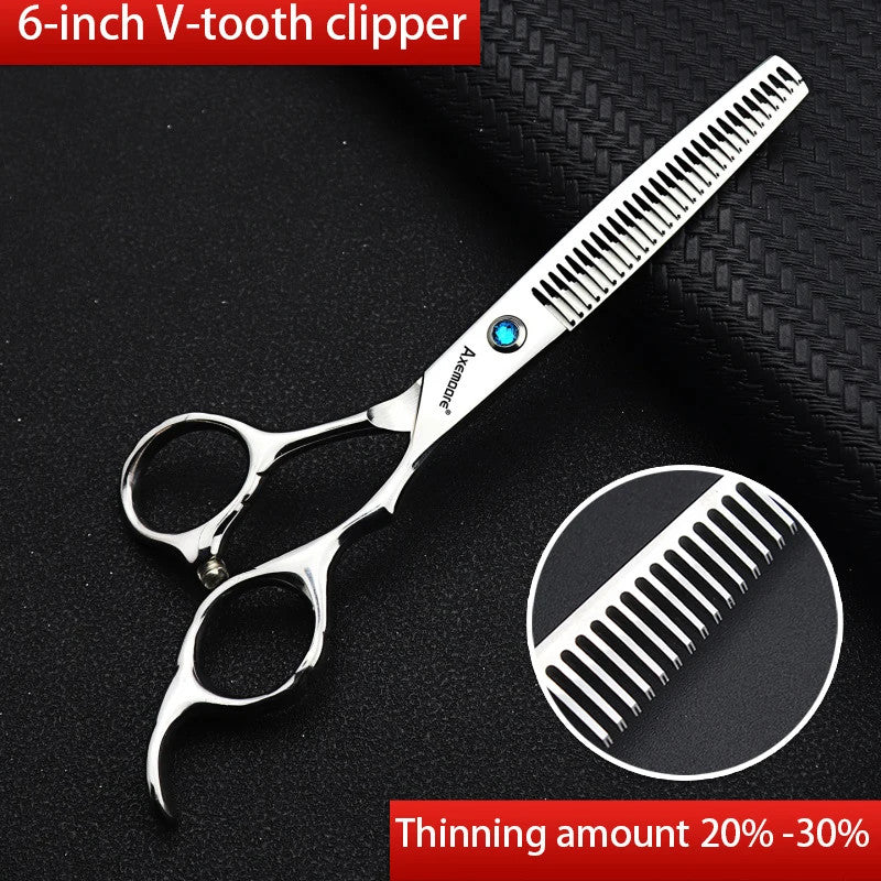 Professional 6 Inch Hairdressing Scissors - Salon Hair Cutting Tools