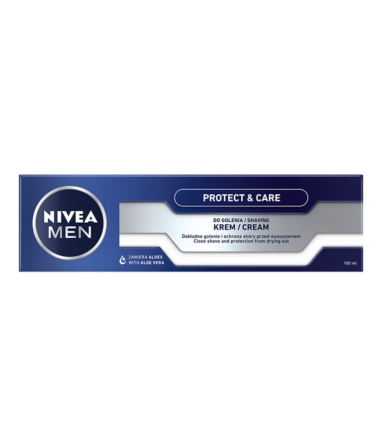 Men's Shaving Cream with Aloe Vera & Pro-Vitamin B5 - 100ml, Made in Germany