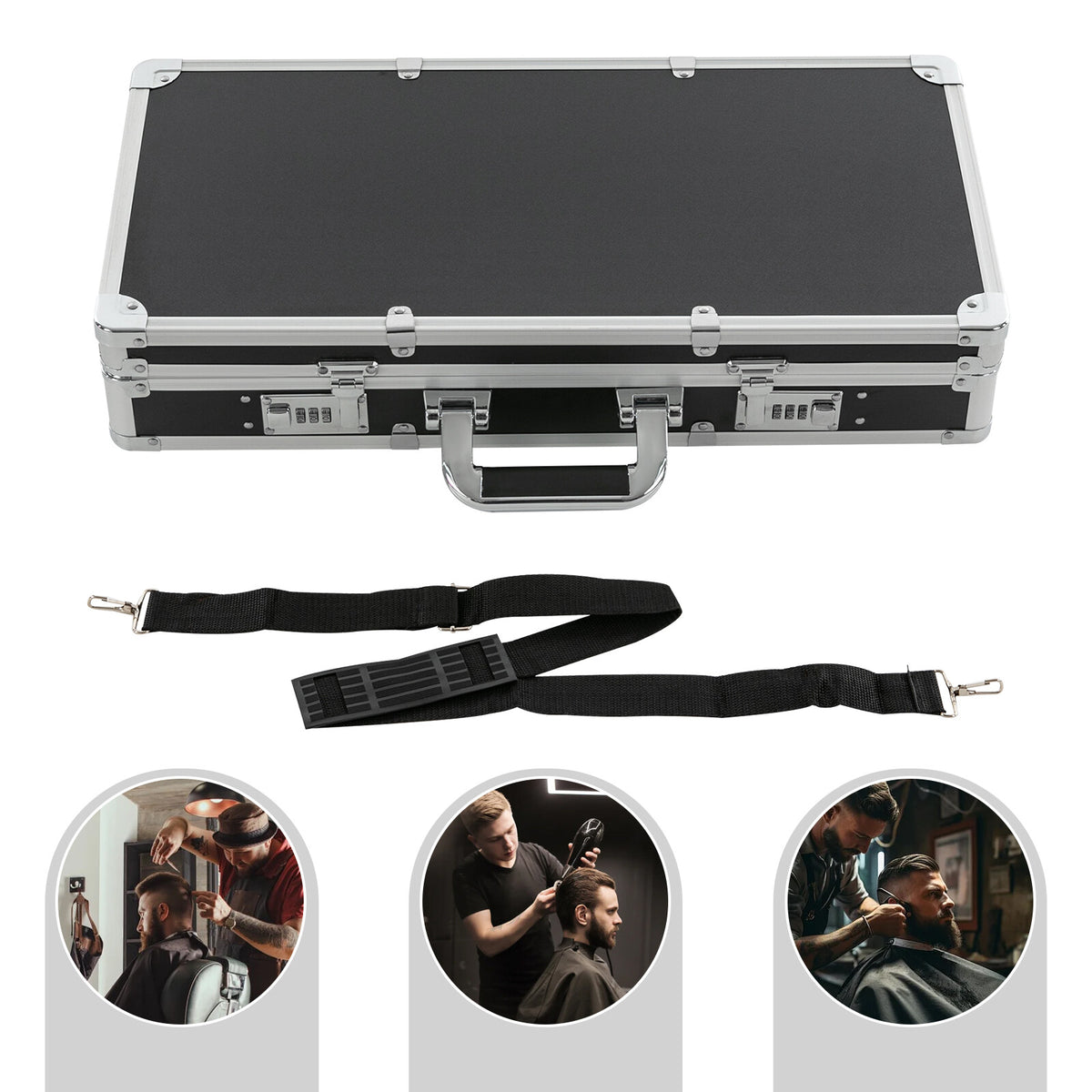 Salon Barber Shear Case Hair Stylist Tool Organizer Travel Carry Box