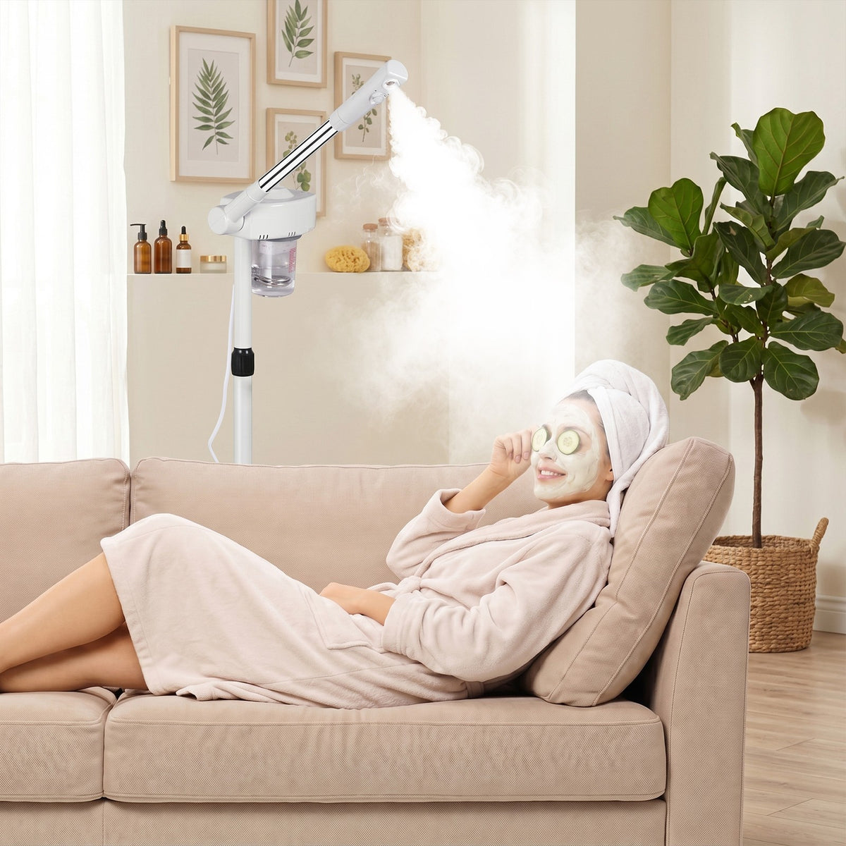 Professional Facial Steamer for Skin Hydration & Blackhead Removal