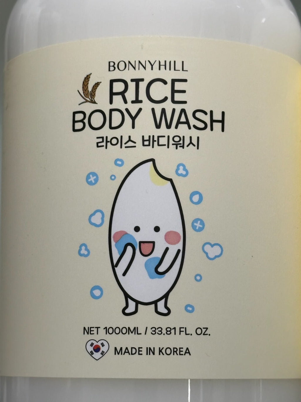 Korean Rice Body Wash for Radiance & Moisture - 1000ml, 2 Pack