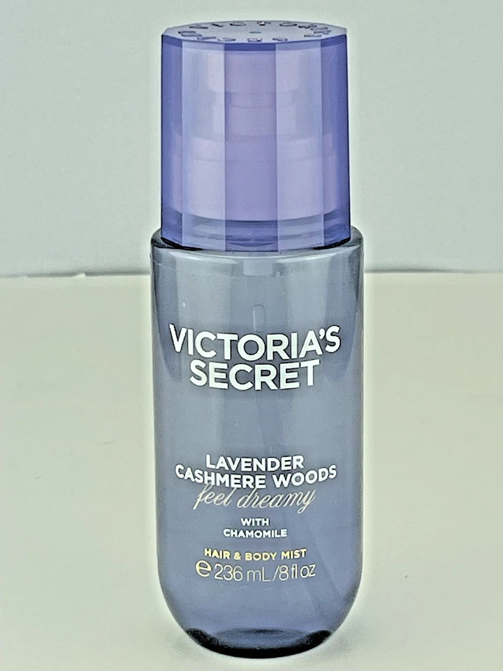 Victoria's Secret Lavender Cashmere Woods Hair & Body Mist 8 oz Spray