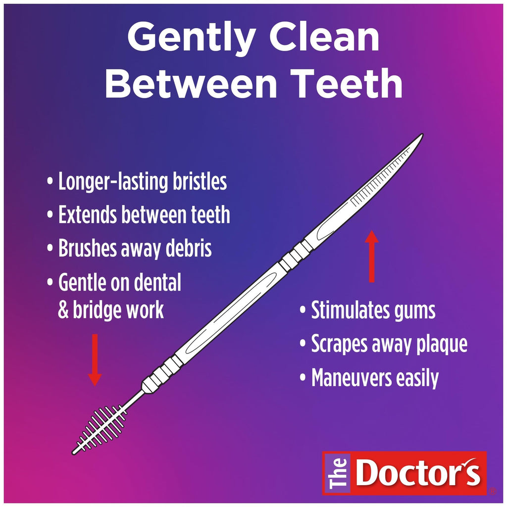 Interdental Toothpicks with Soft Bristles & Dental Pick - 275 Pack