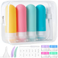 16 Pack Travel Toiletry Bottles - Leakproof Silicone Refillable Containers