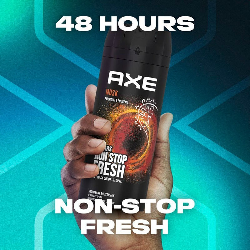 Men's Deodorant Body Spray - Long Lasting Fresh Scent 150ml 3 Pack