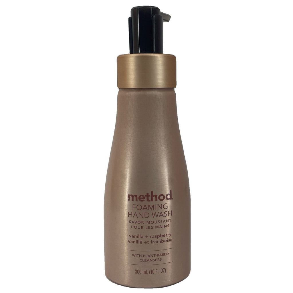 Method Foaming Hand Wash Vanilla + Raspberry 2-Pack - Plant-Based, Gentle, Cruelty-Free