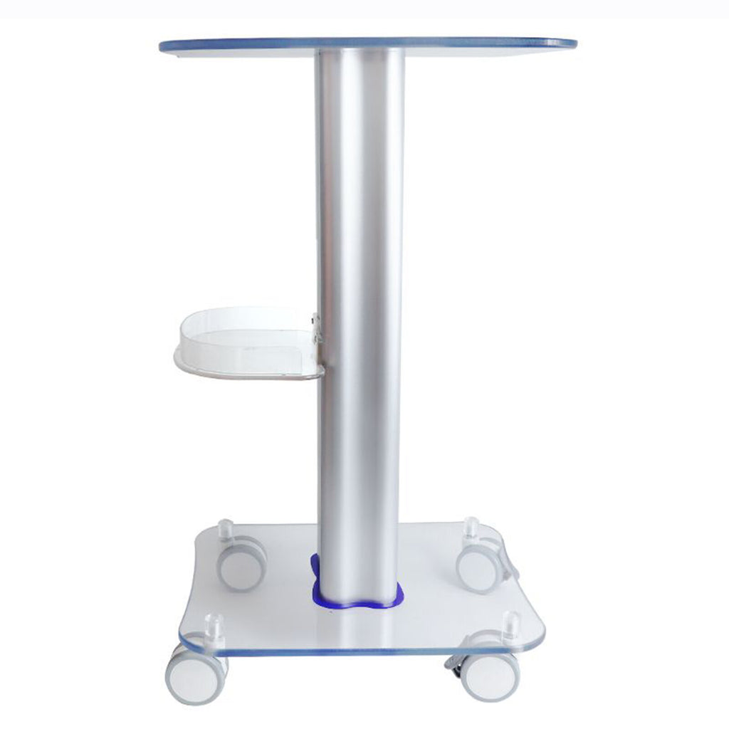 Beauty Salon Trolley Cart with Wheels - 69.5cm Mobile Spa & Makeup Tray