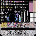 Tooth Gem Kit with Crystals for Teeth - 500 Pcs Dental Jewelry Set for Adults & Kids