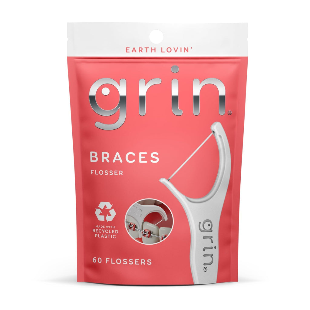 Braces Floss Picks - 60 Count Dental Flossers for Braces & Wires