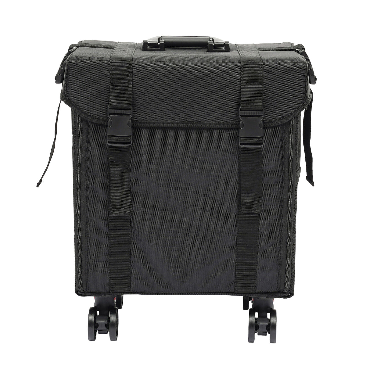 Travel Makeup Case with Wheels, 8 Removable Drawers, Waterproof Oxford