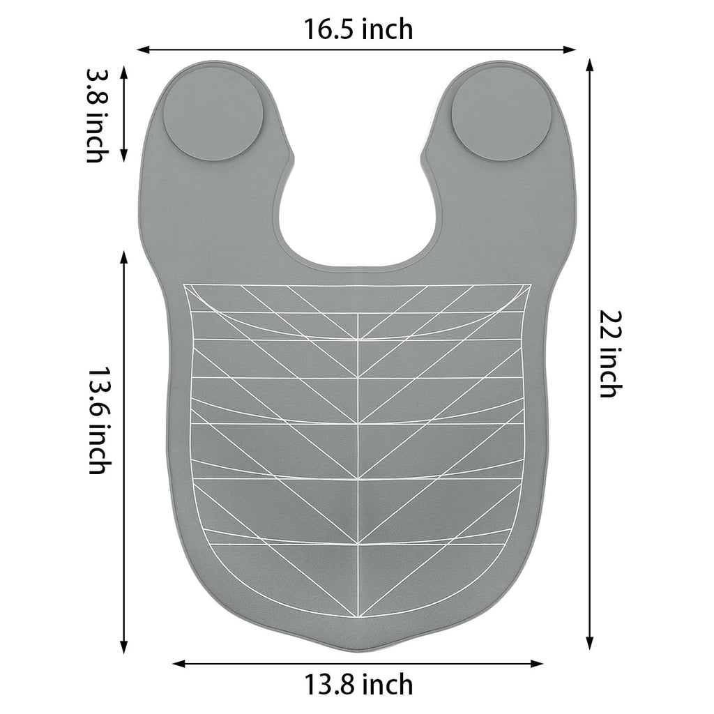 Hair Cutting Collar Cape Silicone Salon Guide for Hairdressing & Styling