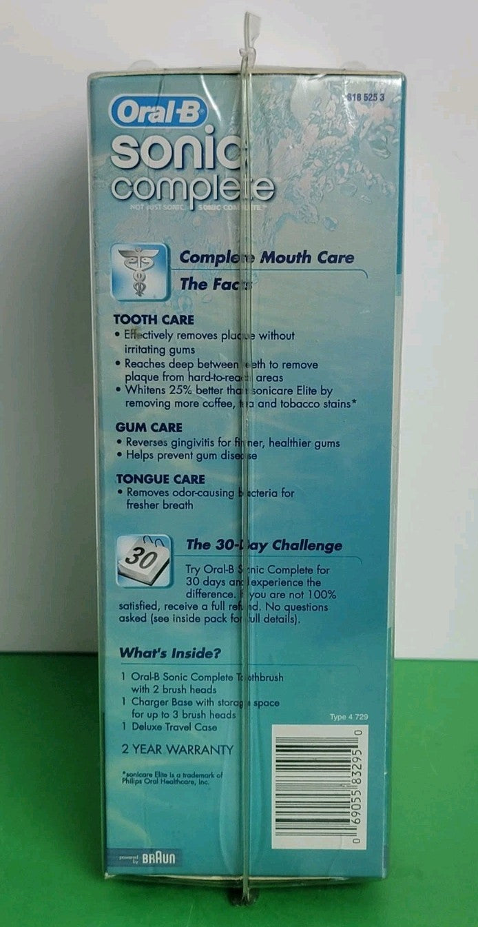 Electric Toothbrush with 3 Modes Sonic Technology & Travel Case