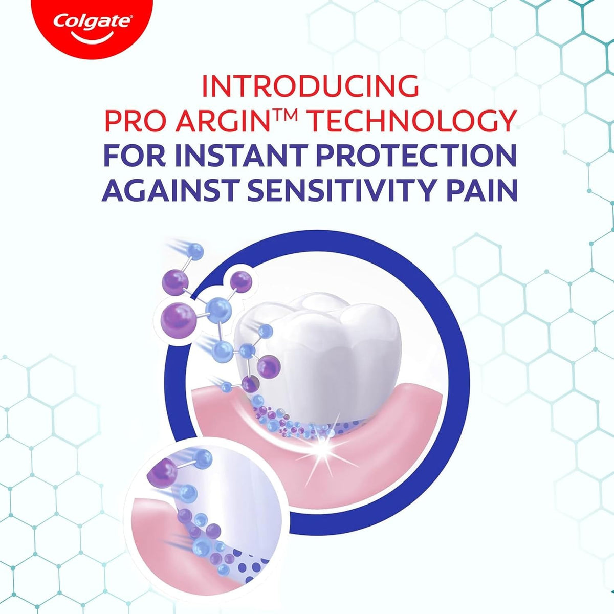 Colgate Sensitive Plus Toothpaste with Pro-Argin Formula 2X70g for Sensitive Teeth