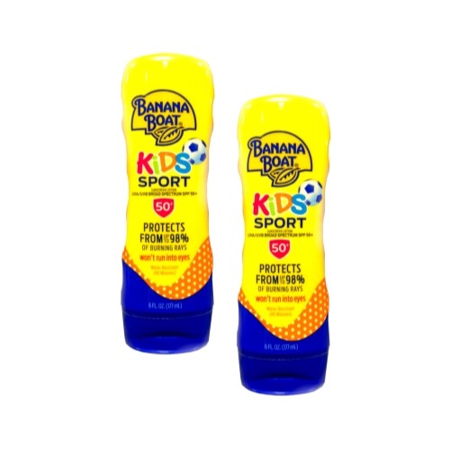 Kids SPF 50 Sunscreen Lotion 2-Pack - Gentle, Water-Resistant, 6oz