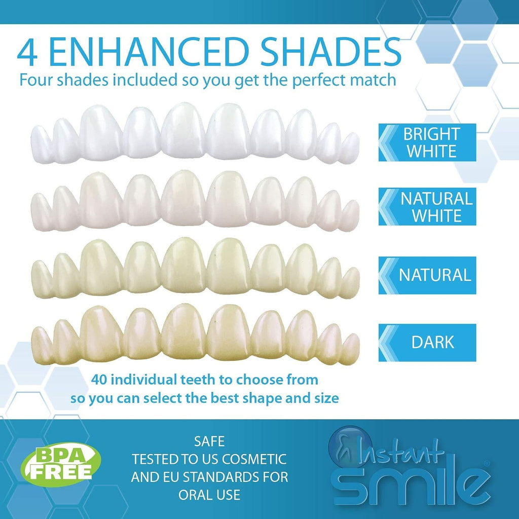 Adult Smile Restoration Kit with Thermal Beads - 40 Pieces for Natural Look
