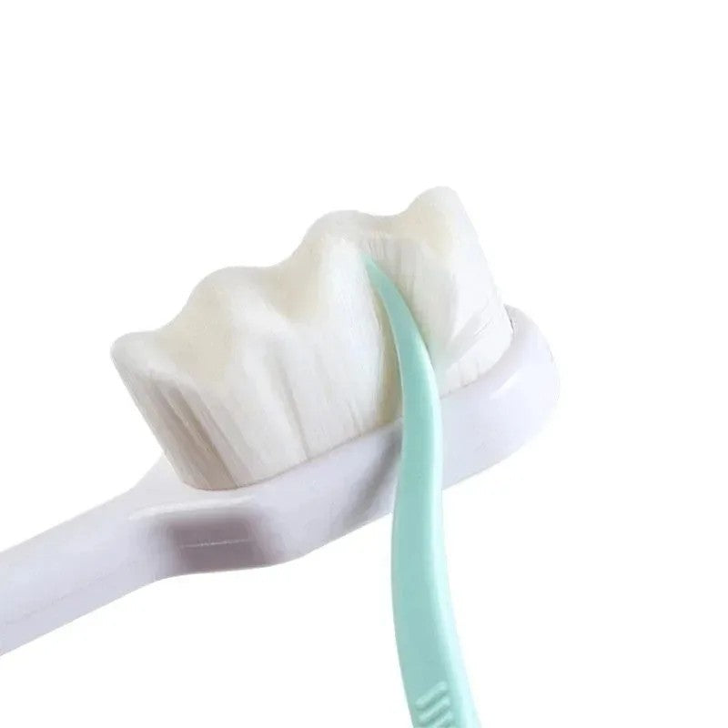 Ultra Soft Nano Toothbrush 4 Pack - Gentle Deep Cleaning for Adults