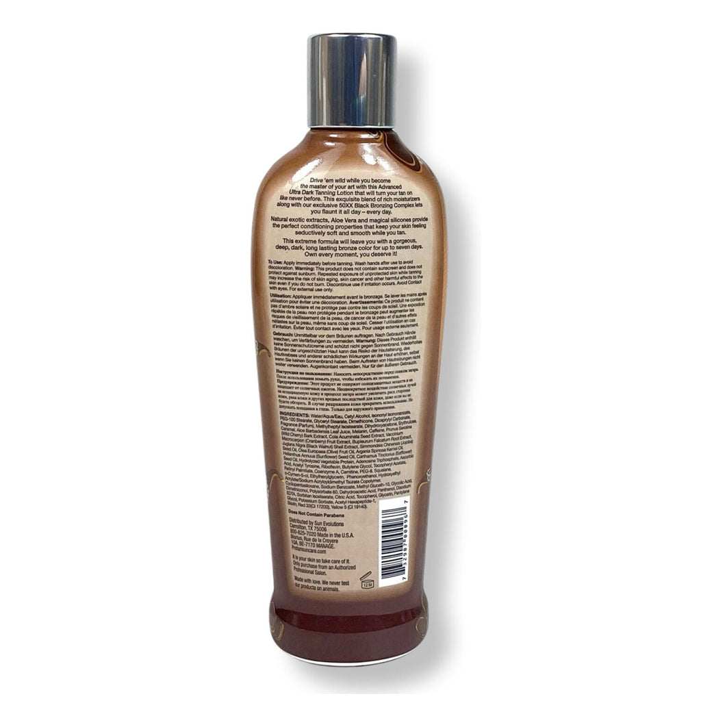 Ultra Dark Tanning Bed Lotion 50XX - Deep Bronze Indoor Tanning Cream 8.5 oz