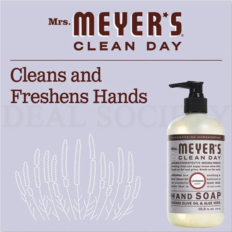 Lavender Scent Liquid Hand Soap 12.5oz - Pack of 6 | Paraben-Free