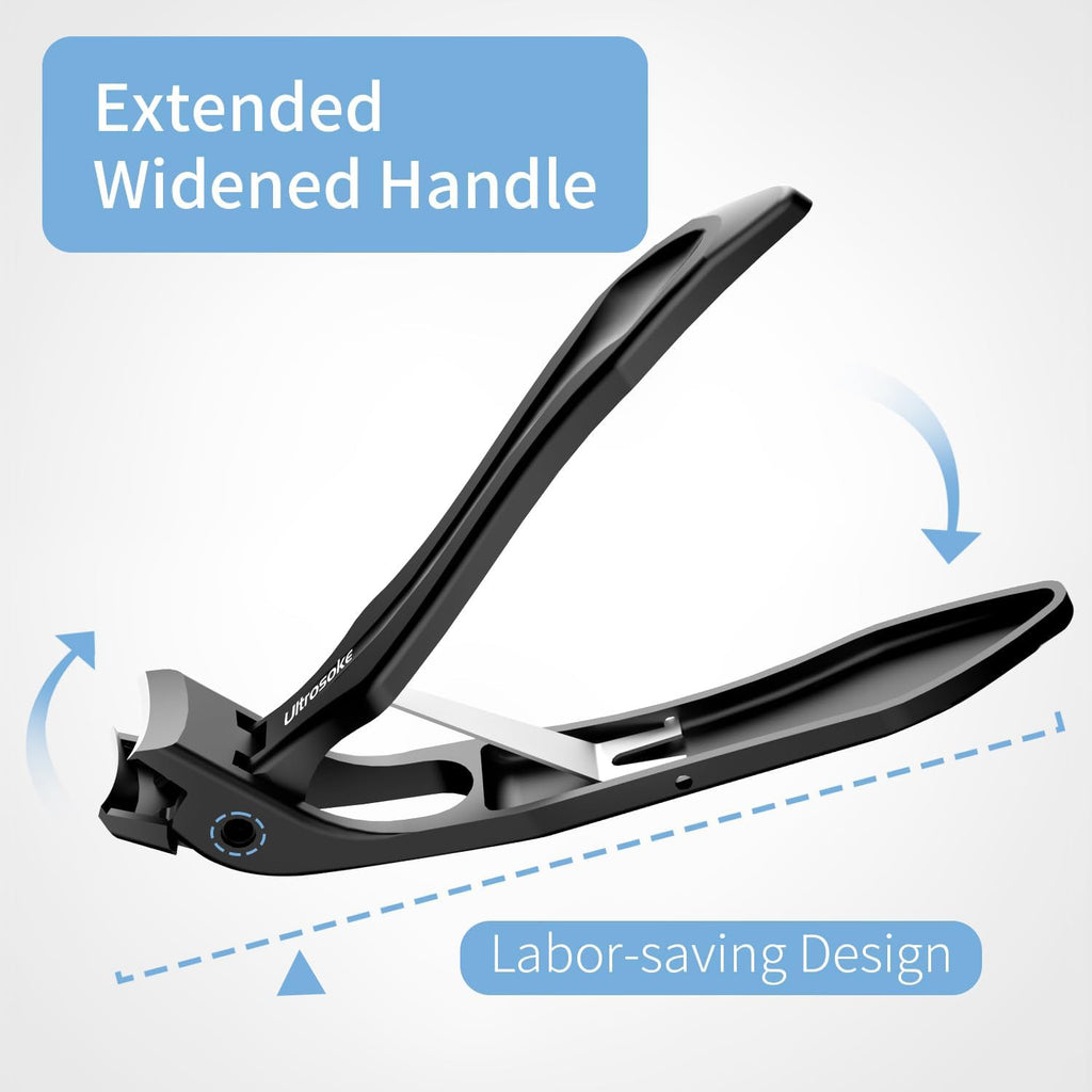 Toenail Clippers for Seniors Men - Long Handle Angled Toe Nail Cutter