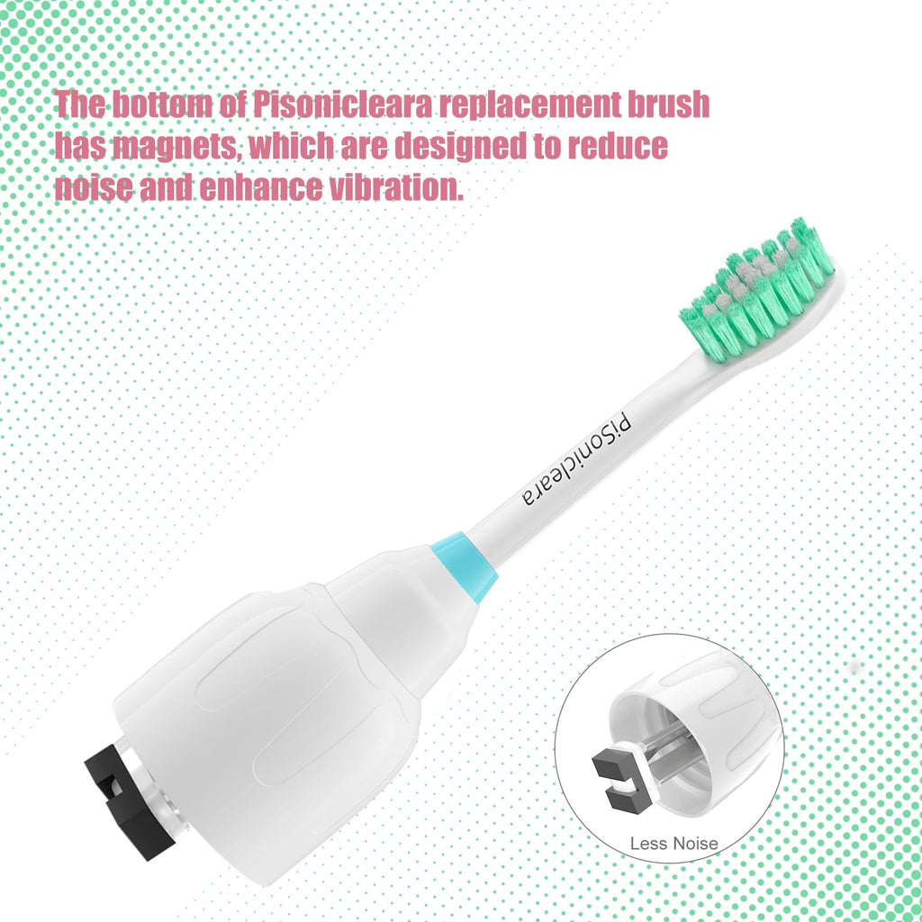 Replacement Toothbrush Heads for Philips Sonicare E-Series Essence 6-Pack