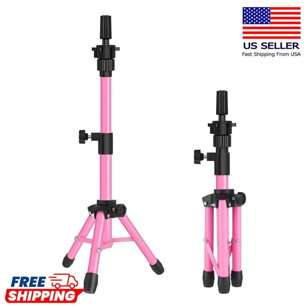 Adjustable 25 Inch Wig Stand Tripod for Hair Styling and Practice