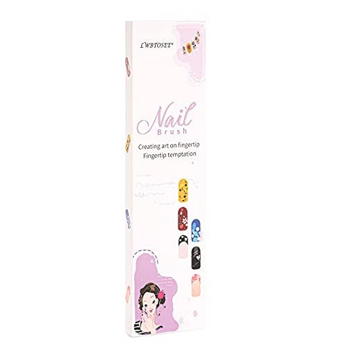 Nail Art Brush Set - 5 Pcs Ombre Gradient Gel Polish Painting Pens