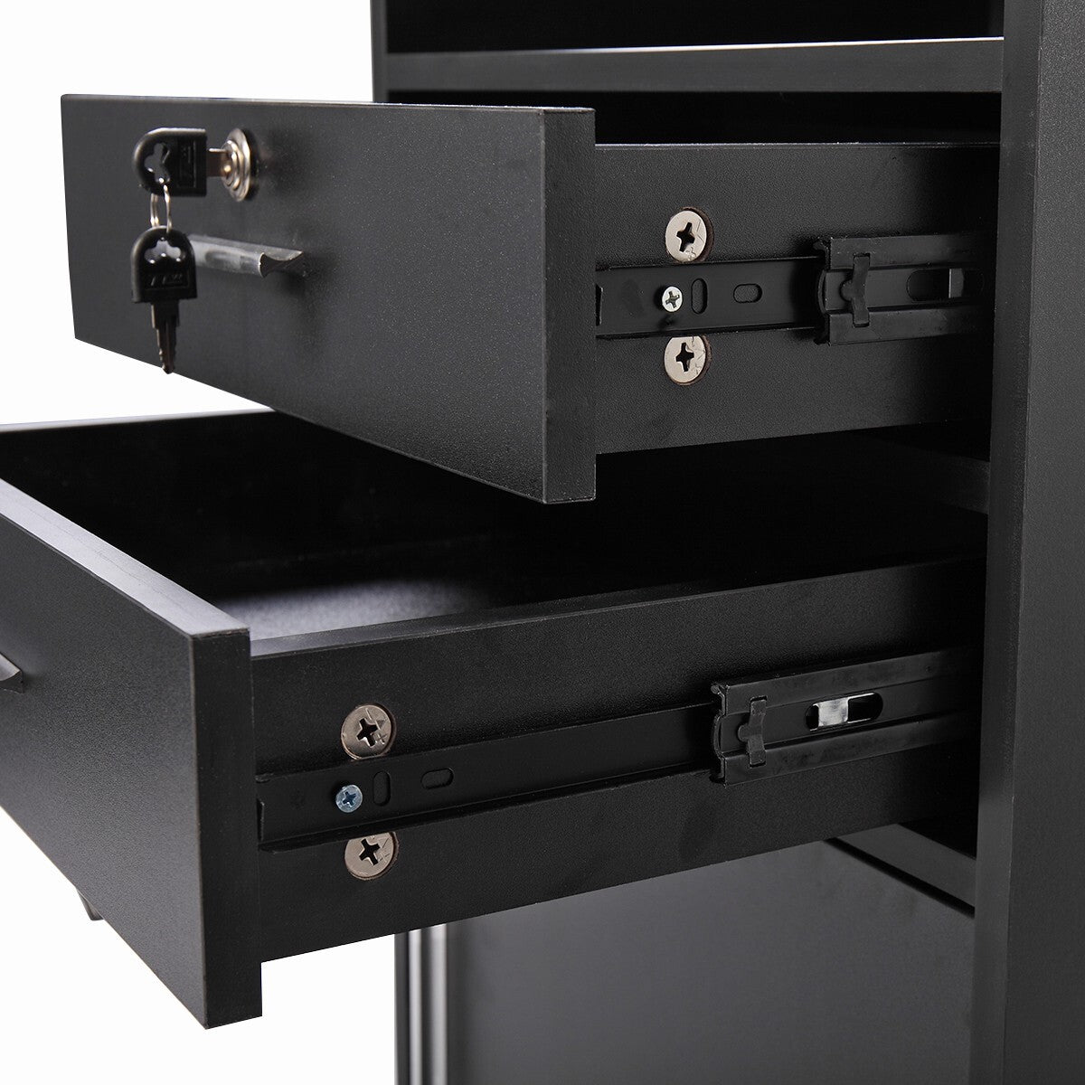 Salon Trolley Station Beauty Cart with Drawer and Storage Shelves