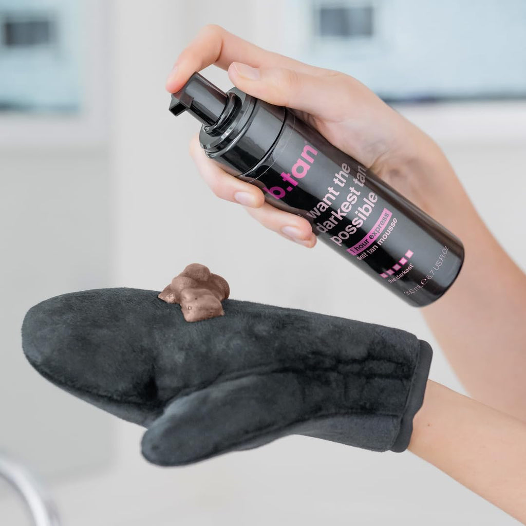 Dark Self Tanner Mousse - Fast 1 Hour Development, Vegan & Cruelty-Free