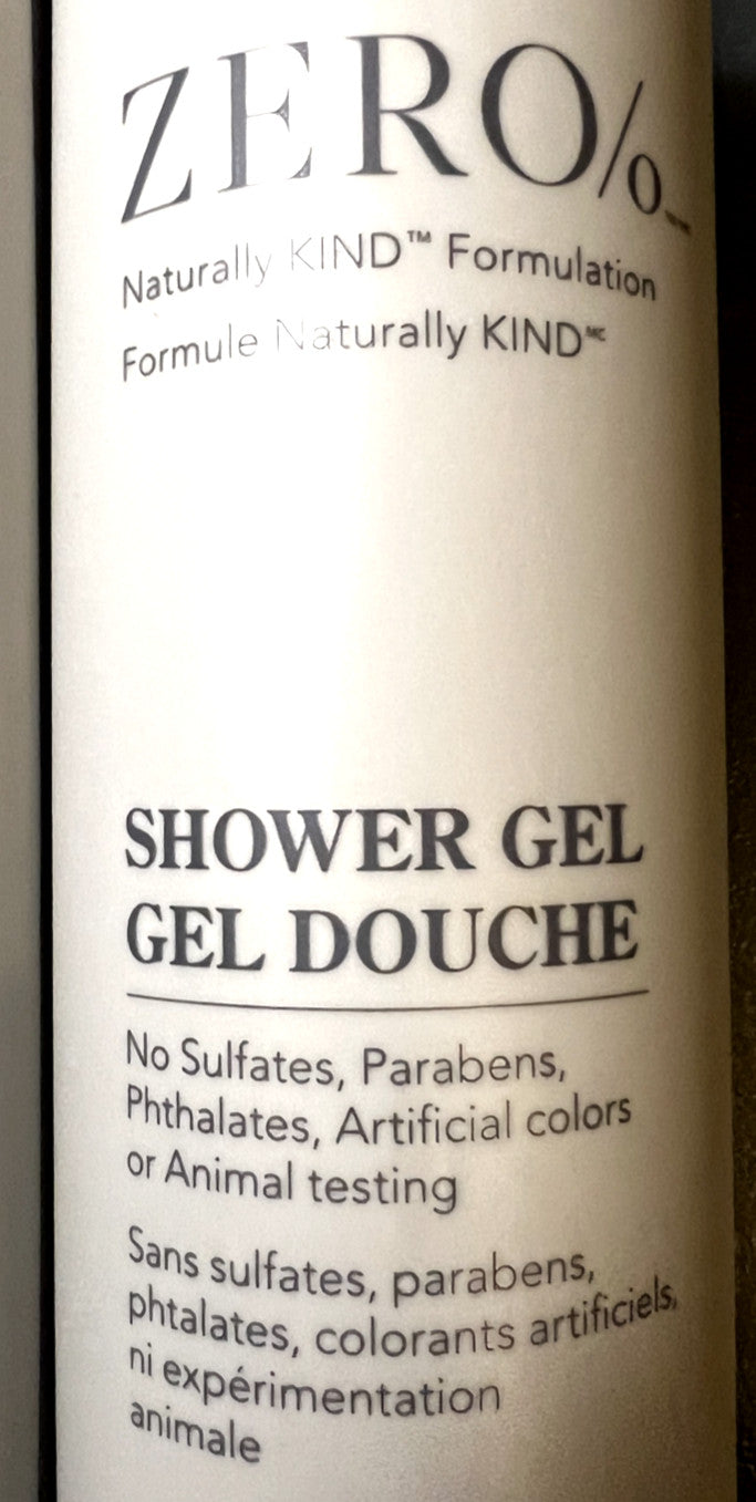 Gilchrist & Soames Zero% Shower Gel - 2 Pack, Hilton Hotel-Quality, 15oz Each