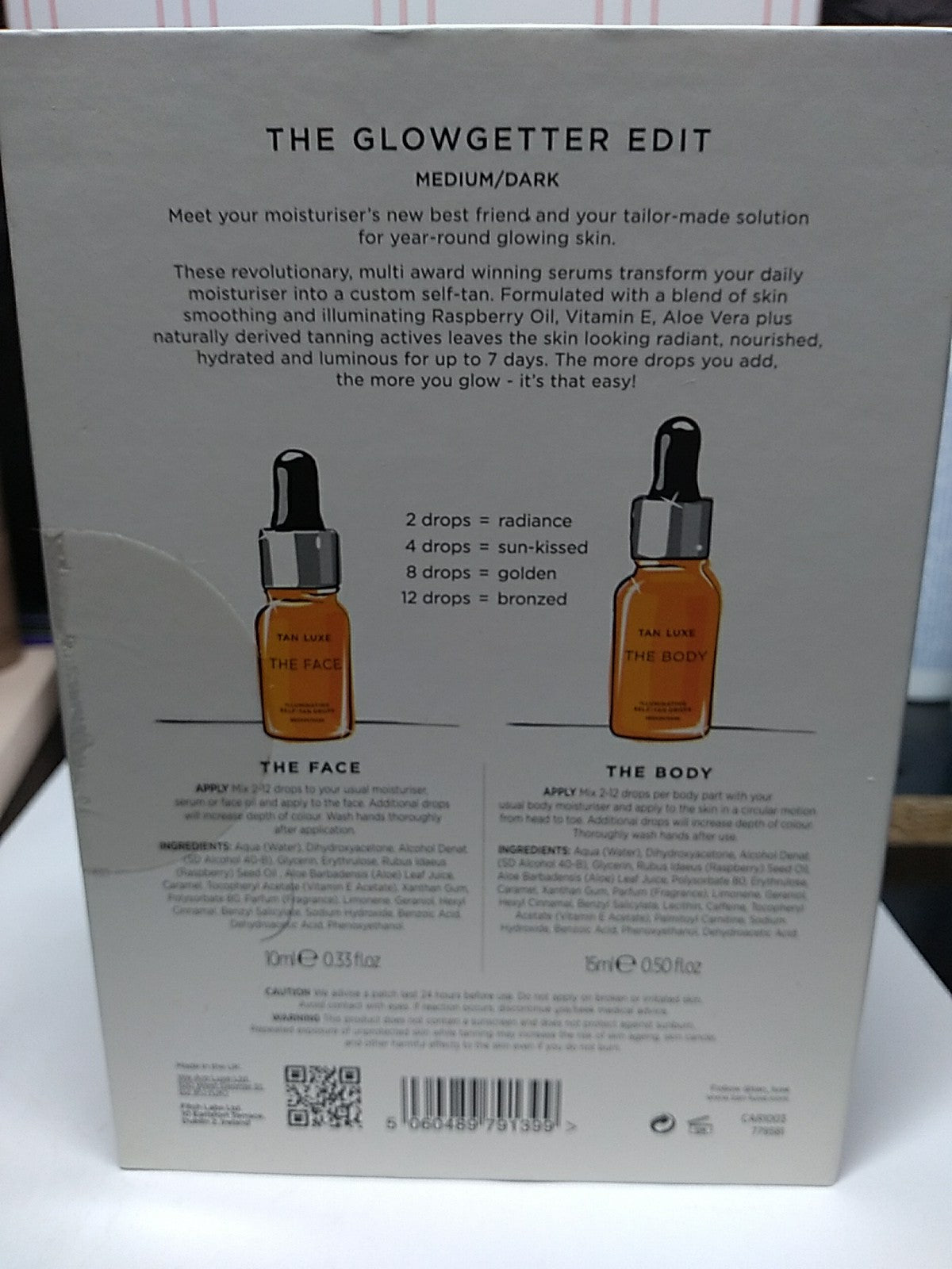 Self Tanner Medium/Dark Glowgetter Set - Tan-Luxe Tailor-Made Tanning