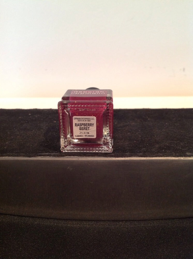 Mini Raspberry Beret Nail Polish - Red, 0.27 fl oz, Long-Lasting & Natural Formula