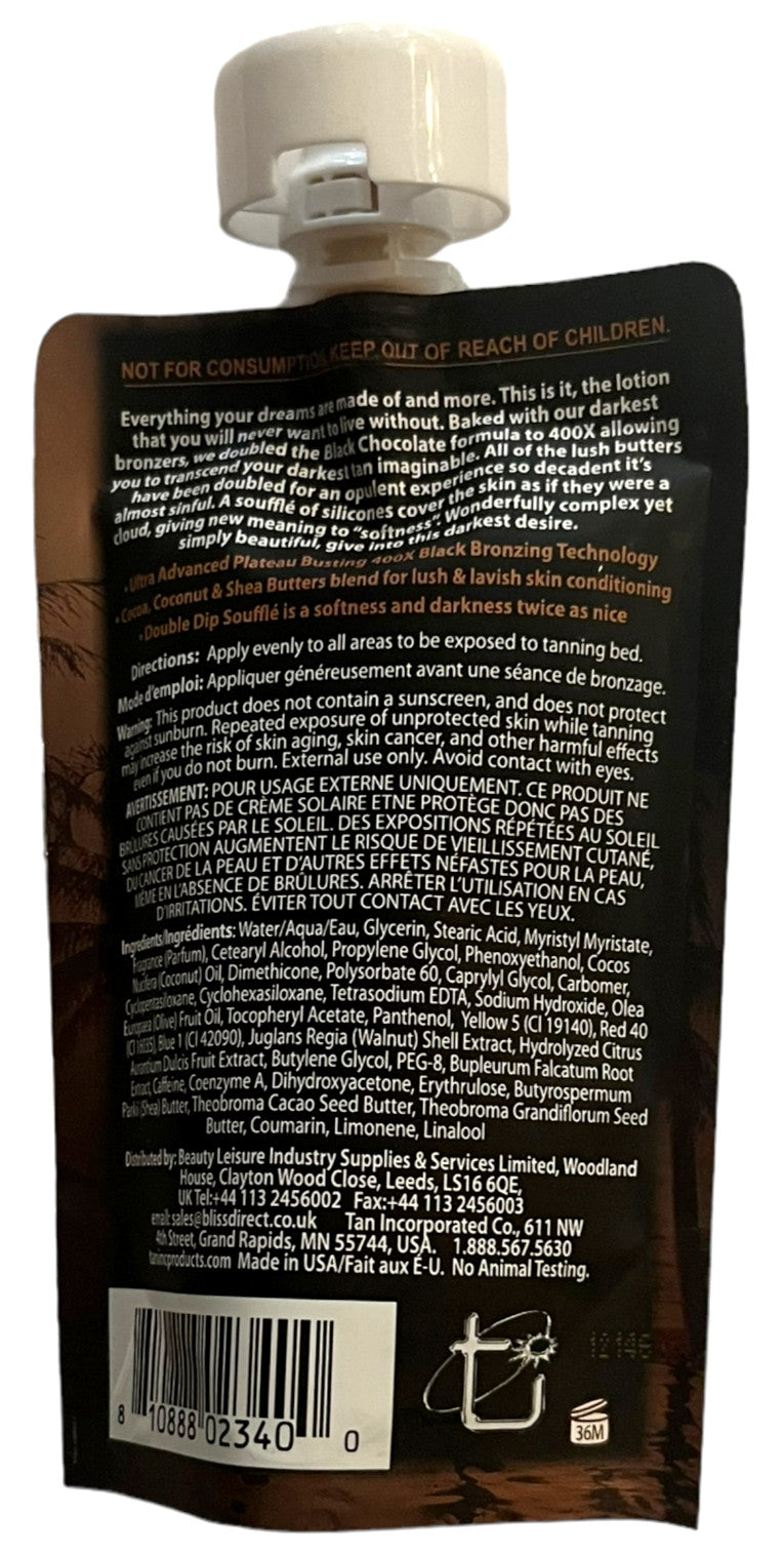Black Chocolate Bronzer - Double Dark Brown Sugar Ultra 400X 3.4 oz Pouch