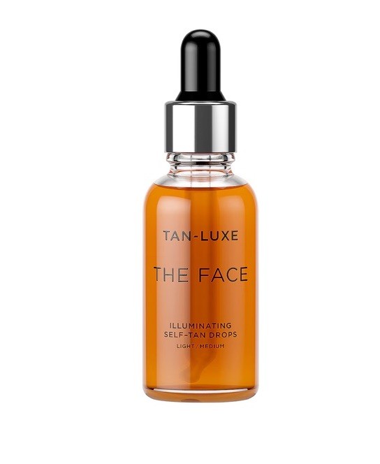 Self-Tan Drops for Face Light/Medium - Natural Glow, Anti-Age Nourishing Serum