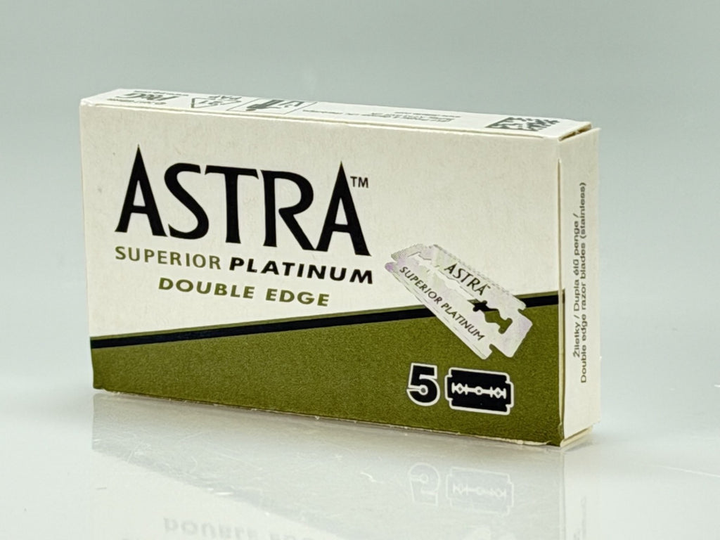 300 Astra Superior Platinum Double Edge Safety Razor Blades - Made in Russia