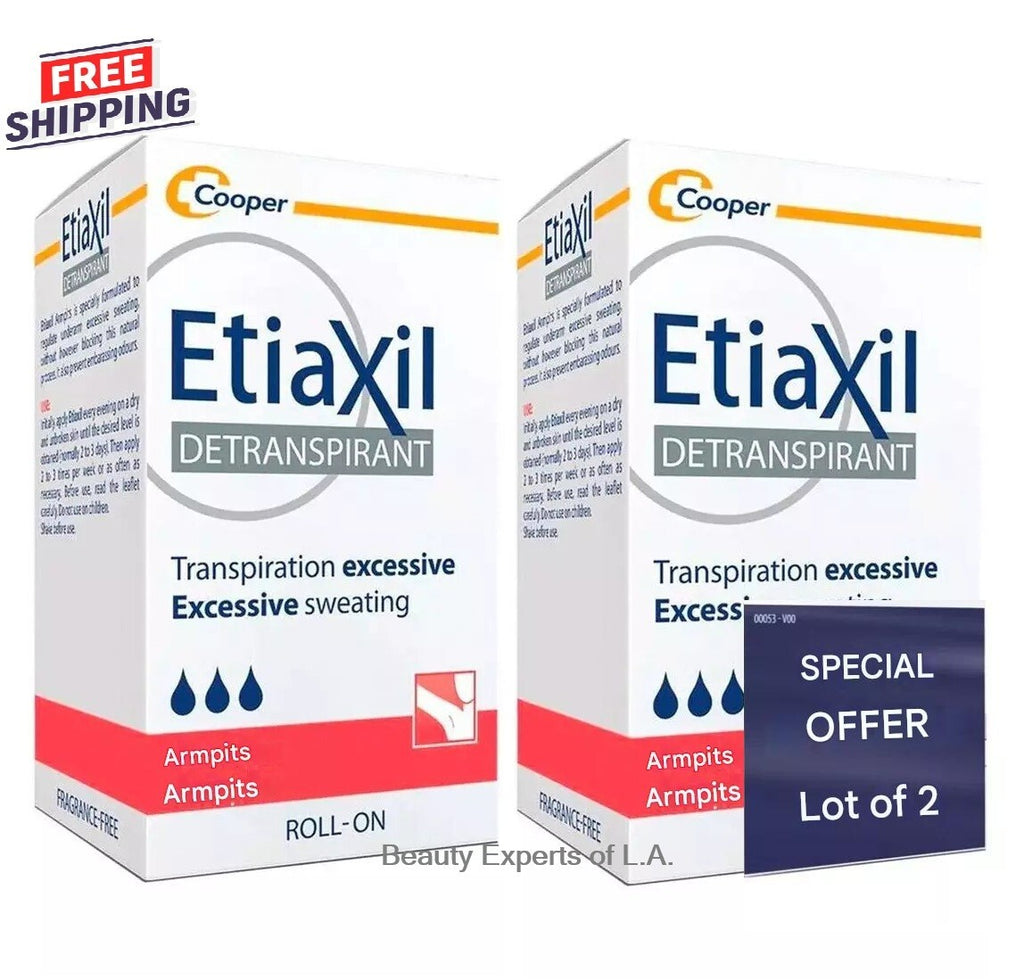 2 Pack Anti-Perspirant Roll-On Deodorant for Normal Skin 15ml