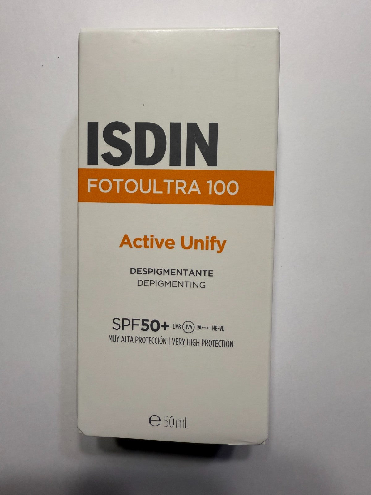 High SPF 50+ Depigmenting Sunscreen with Hyaluronic Acid - 50ml