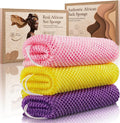 African Net Sponge 3 Pieces Exfoliating Body Scrubber Loofah Bath Sponge