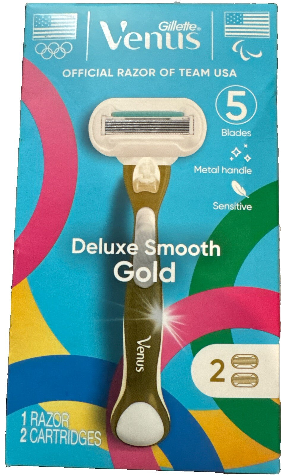 Women’s Razor Refill Blades with Aloe & Diamond Blades - Fits All Venus Handles