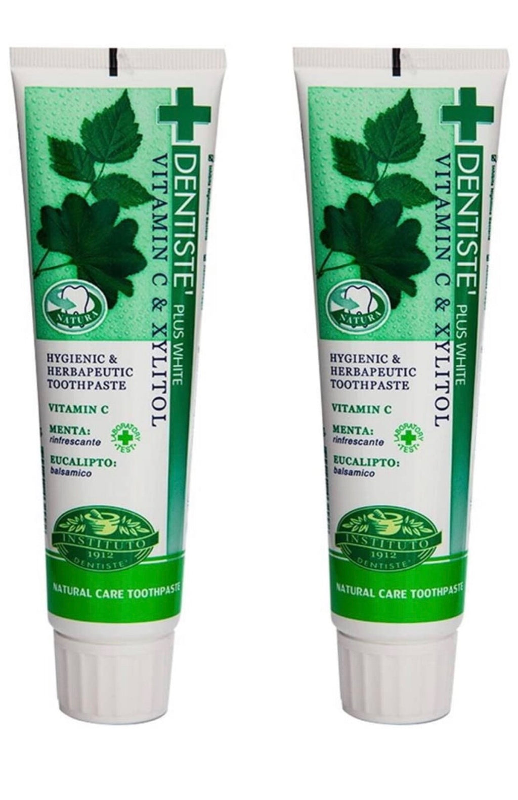 2 Tubes 160g Vitamin C & Xylitol Gum Toothpaste for Oral Care