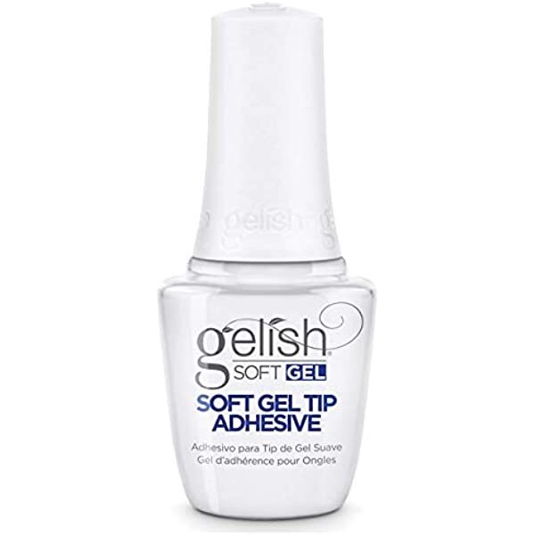 Gelish Soft Gel Tip Adhesive 15ML Nail Glue for Gel Tips - Strong, Non-Damaging