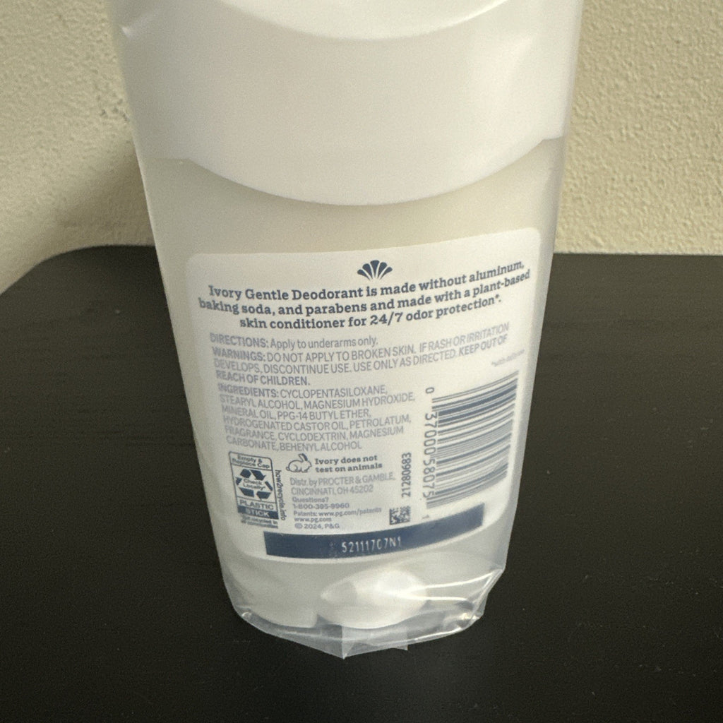 Ivory Aluminum-Free Deodorant & Skin Conditioner Pack - Aloe Notes, 6-Count