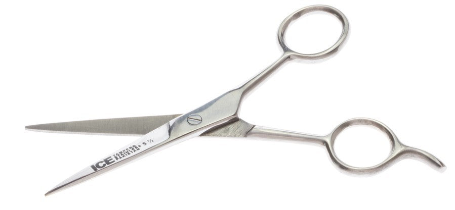 5.5-Inch Ice Tempered Hair Cutting Scissors Barber Shears Stainless Steel