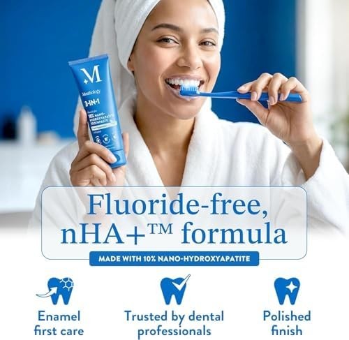 Nano Hydroxyapatite Toothpaste Fluoride-Free Whitening Dental Care