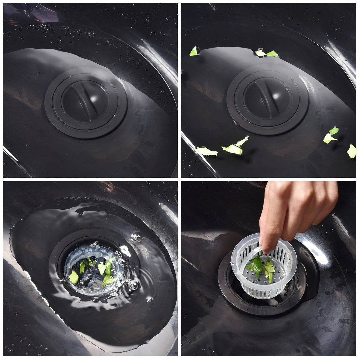 Salon Shampoo Bowl Drain Kit with Basket Strainer Cover - Anti-Clogging Plumbing Part