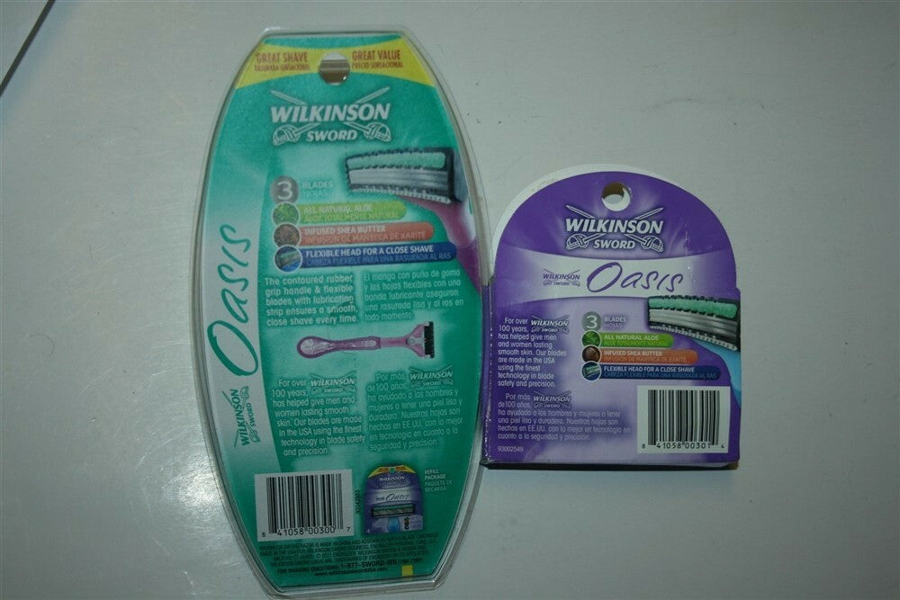 Wilkinson Oasis Triple Blade Razor Cartridges Refill 16 Pack - Compatible with Wilkinson Handles