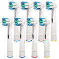Oral B Braun Replacement Toothbrush Heads 8 Pack - Compatible with Multiple Models